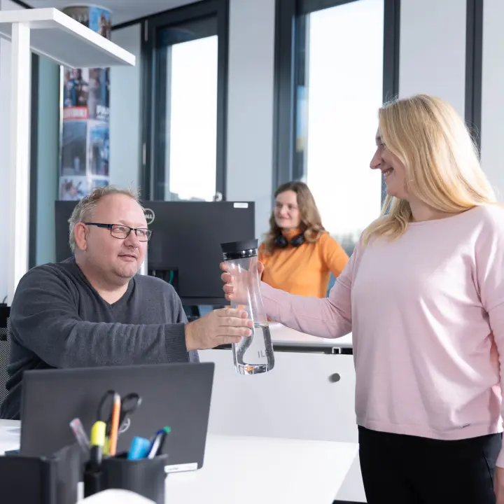 Frau in Businessanzug